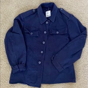 UO Navy Denim Jacket NWT